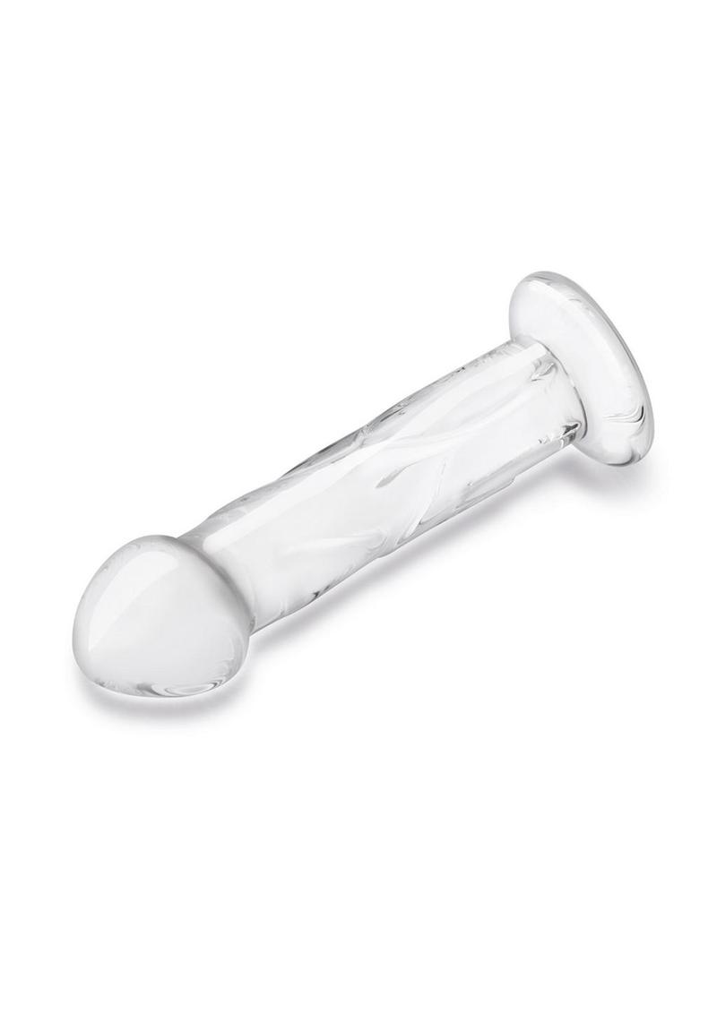 Glas Realistic Glass Dildo – 6 Inch Veined Design
