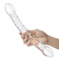 Glas Girthy Double Trouble Dildo – 12 Inch Glass Wand
