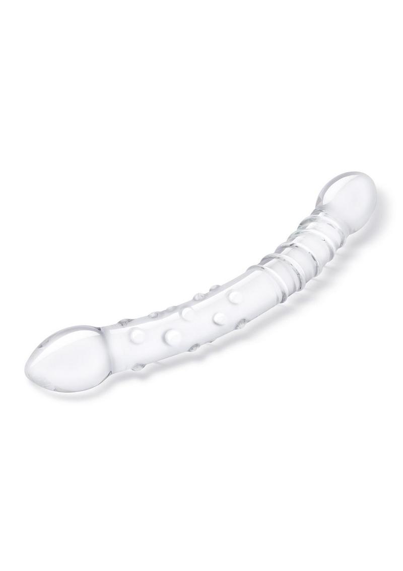 Glas Girthy Double Trouble Dildo – 12 Inch Glass Wand