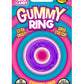 Gummy Cock Ring - Purple - One Size