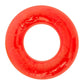 Gummy Cock Ring - Red - One Size