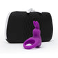 Happy Rabbit Cock Ring Rechargeable Silicone Kit - Black/Purple - 2 Piece