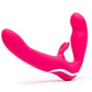 Happy Rabbit Strapless Strap-On Silicone Rabbit Vibrator - Pink