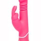 Happy Rabbit Thrusting Realistic Silicone Rabbit Vibrator - Pink