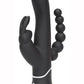 Happy Rabbit Triple Curve Silicone Rabbit Vibrator - Black
