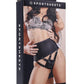 High Waisted Corset Strap-On - Black