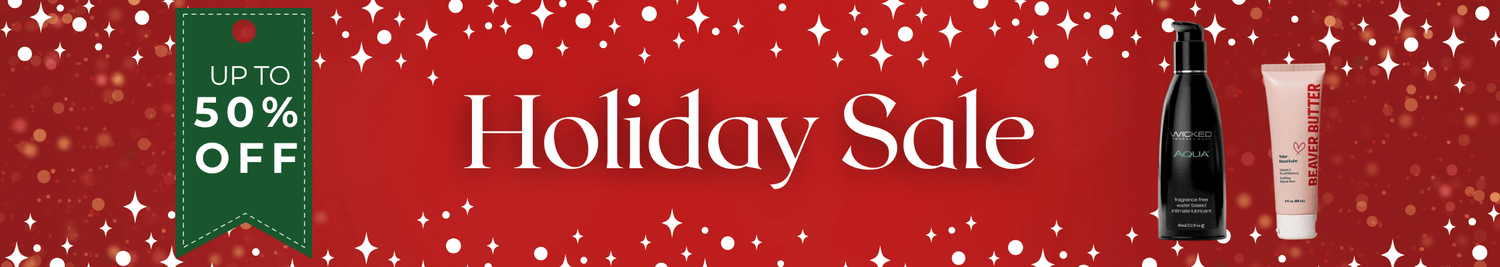 holiday sale 50% off banner