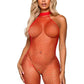 Industrial Net Racer Neck Backless Bodystocking - Its Cassidy Bybee