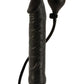 Inflatable Stud Dildo - Black - 9.5in