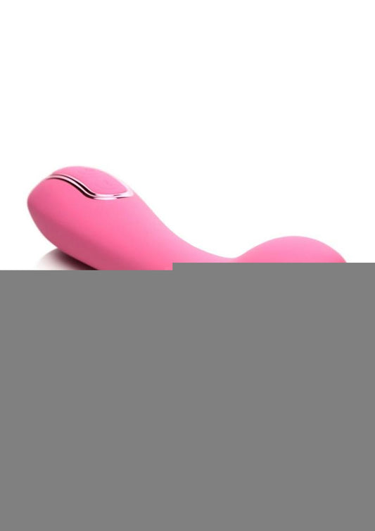 Inmi Extreme-G Inflating G-Spot Rechargeable Silicone Vibrator - Pink