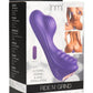 Inmi Ride N' Grind 10x Vibrating Rechargeable Silicone Grinding Clitoral Stimulator with Remote Control - Purple