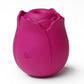 Inya The Vibrating Rose Rechargeable Silicone Clitoral Stimulator - Red