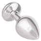 Jewel Amethyst Aluminum Anal Plug
