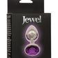 Jewel Amethyst Aluminum Anal Plug - Metal/Purple - Small