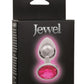 Jewel Rose Aluminum Anal Plug - Metal/Pink - Small