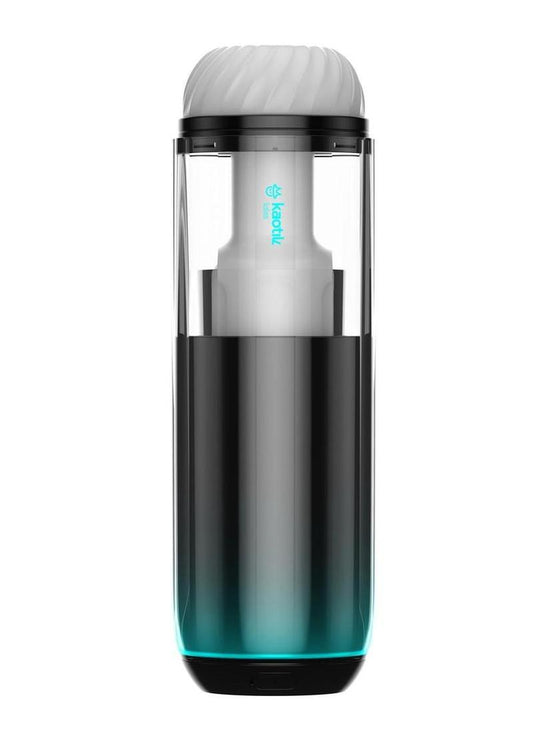 Svakom The Cocoon Silicone App Control Rechargeable Masturbator - Black/Blue