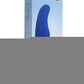 Lady Bi Silicone Vibrator with Clitoral Stimulator - Ultramarine - Blue