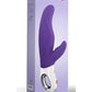 Lady Bi Silicone Vibrator with Clitoral Stimulator - Purple/Violet