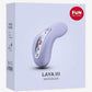 Laya III Silicone Rechargeable Lay-On Vibrator - Purple