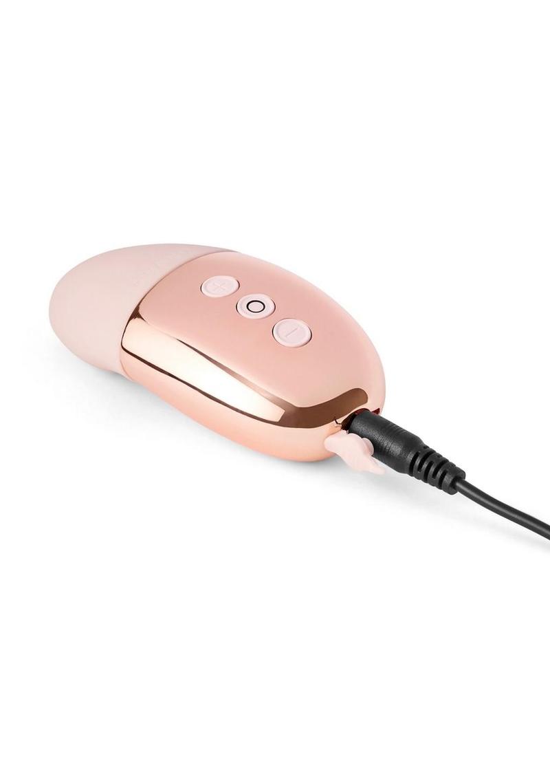 Le Wand Point Rechargeable Silicone Contoured Mini Vibrator - Rose Gold