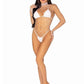 Fence Net Snap Crotch Long Sleeved Bodysuit