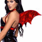 Iridescent Vinyl Devil Wing Body Harness