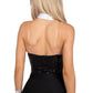 Leg Avenue Tuxedo Kit Includes Bow Tie Collar and Cuffs - Black/White - 2 Piece