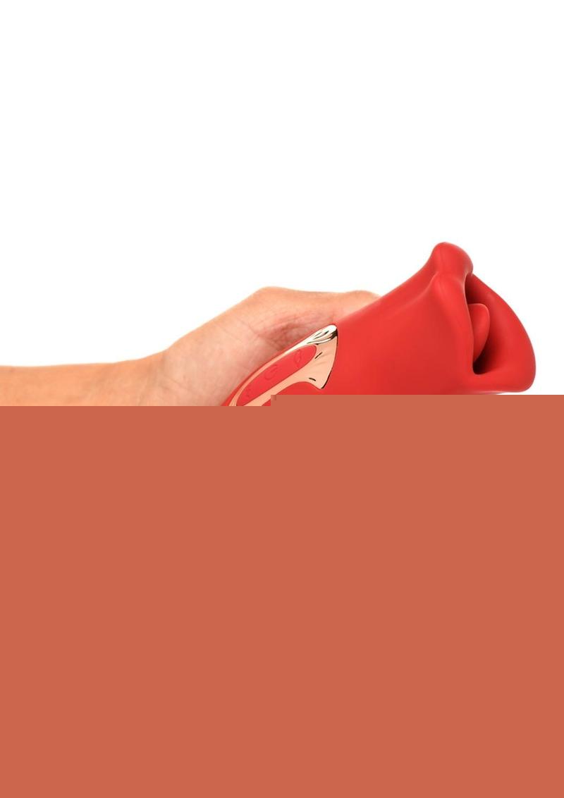 Lickgasm Kiss and Tell Mini Kissing Vibrating Rechargeable Silicone Clitoral Stimulator
