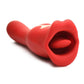 Lickgasm Kiss and Tell Pro Dual-Ended Kissing Rechargeable Silicone Vibrator - Red