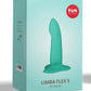 Limba S Silicone Posable Dildo with Suction Cup Base - Carribean - Blue