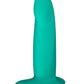 Limba S Silicone Posable Dildo with Suction Cup Base - Carribean - Blue