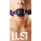Lust Bondage Ball Gag - Black/Purple