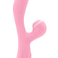 Luxe Aura Rechargeable Silicone Clitoral Stimulator - Pink