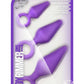 Luxe Candy Rimmer Anal Kit Silicone - Purple - 3 Piece Kit