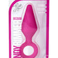 Luxe Candy Rimmer Silicone Butt Plug - Pink - Small