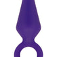 Luxe Candy Rimmer Silicone Butt Plug - Purple - Small