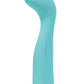Luxe Collection Darling G-Spot Rechargeable Silicone Flexible Compact Vibrator - Green/Turquoise
