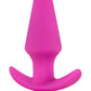 Luxe Discover Silicone Vibrator Butt Plug - Pink