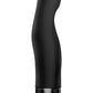 Luxe Gio Vibrating Silicone Dildo - Black - 8in