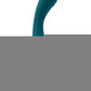Luxe Lillie Silicone Rechargeable Vibrating Slim Wand Massager - Teal