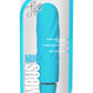 Luxe Nimbus Siliconemini Vibrator - Aqua/Blue