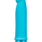 Luxe Purity Vibrating Silicone Dildo - Blue - 7.5in