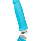 Luxe Purity Vibrating Silicone Dildo