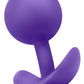 Luxe Wearable Vibra Plug Silicone Butt Plug - Purple