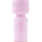 M'lady Rechargeable Silicone Mini Vibrating Wand - Pink