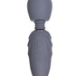 M'lady Rechargeable Silicone Tiny Vibrating Wand - Grey