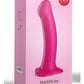 Magnum Silicone Dildo with Suction Cup Base - Blackberry - Pink