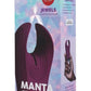 Manta Silicone Vibrating Sleeve - Garnet - Magenta/Purple