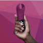 Manta Silicone Vibrating Sleeve - Garnet