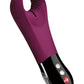 Manta Silicone Vibrating Sleeve - Garnet - Magenta/Purple